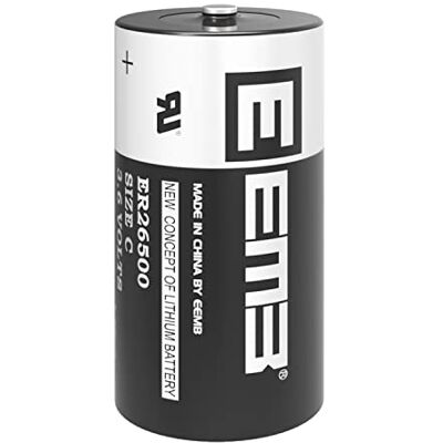 EEMB ER26500 C 3,6 V Li 9000 mAh 1 unidade EEMB ER26500 C 3,6 V Li 9000 mAh 1 unidade