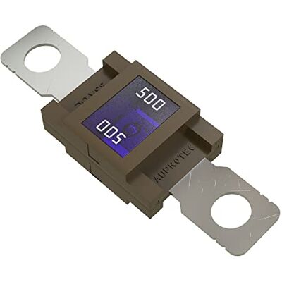 AUPROTEC Fusível MEGA Fusível de alta corrente aparafusável 80A 500A seleção: 500A Ampere castanho AUPROTEC Fusível MEGA Fusível de alta corrente aparafusável 80A 500A seleção: 500A Ampere castanho