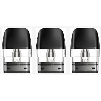 GEEKVAPE Cartucho Q Pod (0,6 ohm 18-25 W / 0,8 ohm, 12-18 W / 1,2 ohm, 8-12 W) Resistência MTL e RDL para Q Series Pod SONDER Q/WENAX Q GEEKVAPE Cartucho Q Pod (0,6 ohm 18-25 W / 0,8 ohm, 12-18 W / 1,2 ohm, 8-12 W) Resistência MTL e RDL para Q Series Pod SONDER Q/WENAX Q