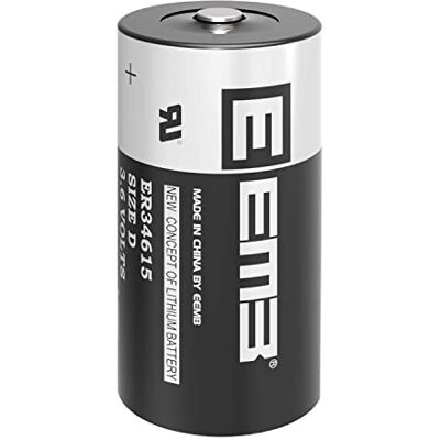 EEMB ER34615 Pilha D 3,6 V Li-SOClGZRD Alta capacidade não recarregável EEMB ER34615 Pilha D 3,6 V Li-SOClGZRD Alta capacidade não recarregável