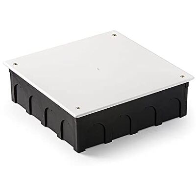 Famatel Caixa de junção quadrada 270 x 270 x 70 fixação parafuso Famatel Caixa de junção quadrada 270 x 270 x 70 fixação parafuso