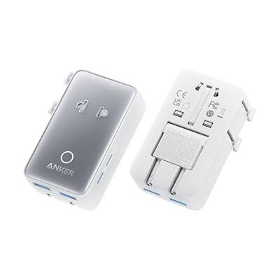 Adaptador de viagem Anker Nano - 20W, Branco, 5-em-1, Compacto Adaptador de viagem Anker Nano - 20W, Branco, 5-em-1, Compacto