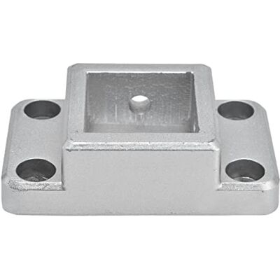 Generic Perfis de alumínio conector 4040 2 vias suporte de canto quadrado fixo acessório de montagem de via durável para móveis de bricolage e máquinas industriais Generic Perfis de alumínio conector 4040 2 vias suporte de canto quadrado fixo acessório de montagem de via durável para móveis de bricolage e máquinas industriais
