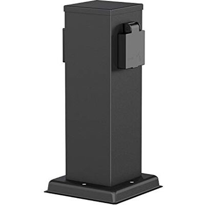 ledscom.de Suporte de lâmpada de jardim Polly para exterior, IP44, 2 vias, aço inoxidável, preto, angular, 27 cm ledscom.de Suporte de lâmpada de jardim Polly para exterior, IP44, 2 vias, aço inoxidável, preto, angular, 27 cm