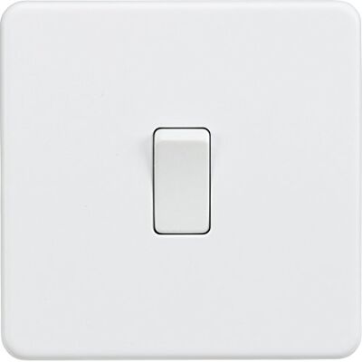 Knightsbridge Interruptor de luz, branco mate Knightsbridge Interruptor de luz, branco mate