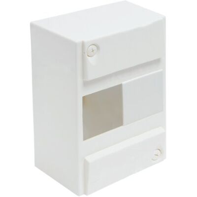 DEBFLEX Caixa de distribuição vazia 1 linha, 8 módulos, 160 x 160 x 65 mm DEBFLEX Caixa de distribuição vazia 1 linha, 8 módulos, 160 x 160 x 65 mm