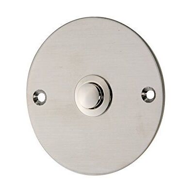 HUBER Botão de campainha embutida em aço inoxidável e latão interruptor de porta HUBER Botão de campainha embutida em aço inoxidável e latão interruptor de porta