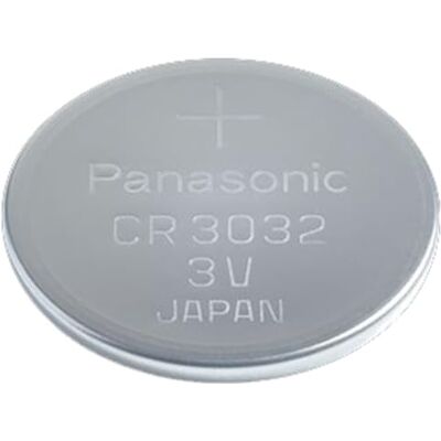 Panasonic Hückmann CR 3032 4042883016415 Pilha de botão de lítio (3 V, 500 mAh) Panasonic Hückmann CR 3032 4042883016415 Pilha de botão de lítio (3 V, 500 mAh)