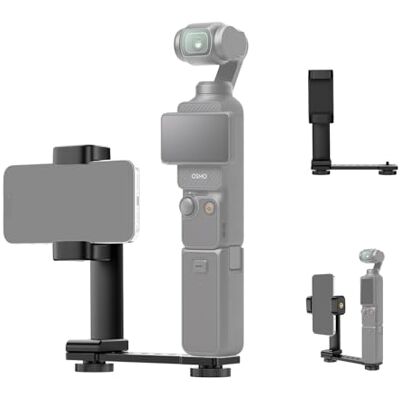 K&F CONCEPT Suporte de telefone para dji OSMO Pocket 4/3 Acessórios de expansão para Pocket 3 com rosca de 1/4" e sapato frio para Live Streaming/Monitoring/Vlogging -TD13 K&F CONCEPT Suporte de telefone para dji OSMO Pocket 4/3 Acessórios de expansão para Pocket 3 com rosca de 1/4" e sapato frio para Live Streaming/Monitoring/Vlogging -TD13