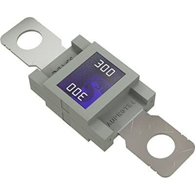 AUPROTEC Fusível MEGA Fusível de alta corrente aparafusável 80A 500A seleção: 300A Ampere cinzento AUPROTEC Fusível MEGA Fusível de alta corrente aparafusável 80A 500A seleção: 300A Ampere cinzento
