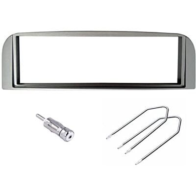 sound-way Kit de montagem automática, moldura de 1 DIN rádio para carro, suportes de montagem, cabo adaptador conector ISO, adaptador antena, compatível com Alfa Romeo 147, Alfa GT sound-way Kit de montagem automática, moldura de 1 DIN rádio para carro, suportes de montagem, cabo adaptador conector ISO, adaptador antena, compatível com Alfa Romeo 147, Alfa GT