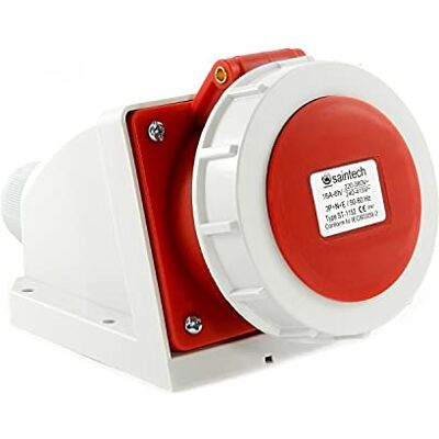 Solartronics tomada tomada tomada de parede 16A 400V IP67 5 polegadas tomada Solartronics tomada tomada tomada de parede 16A 400V IP67 5 polegadas tomada