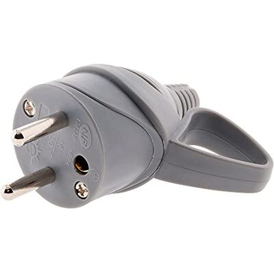 Zenitech 16A 2P+T Cinza - Ficha elétrica Zenitech 16A 2P+T Cinza - Ficha elétrica
