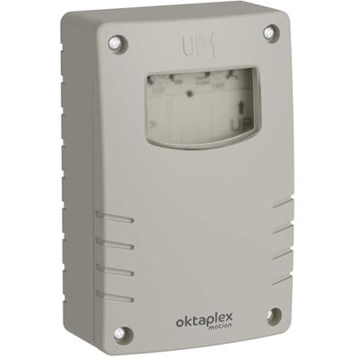 Oktaplex motion Oktaplex Bela interruptor crepuscular exterior com temporizador de desligamento IP65 230 V cinzento branco sensor crepuscular ajustável Oktaplex motion Oktaplex Bela interruptor crepuscular exterior com temporizador de desligamento IP65 230 V cinzento branco sensor crepuscular ajustável