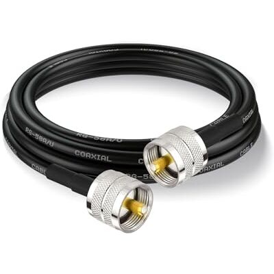 Superbat Cabo UHF PL259 de CB 2 m cabo RG58 UHF macho a macho de rádio digital 50 ohm cabo coaxial de baixa perda para rádio CB rádio amadores analisador de antena medidor SWR etc. 50 Ohm, Baja Pérdida, Flexible, para Antena HF/ Medidor ROE/ Carga Falsa Superbat Cabo UHF PL259 de CB 2 m cabo RG58 UHF macho a macho de rádio digital 50 ohm cabo coaxial de baixa perda para rádio CB rádio amadores analisador de antena medidor SWR etc. 50 Ohm, Baja Pérdida, Flexible, para Antena HF/ Medidor ROE/ Carga Falsa