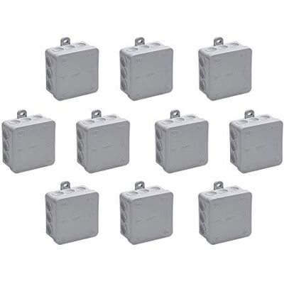 Meister Caixa de derivação (75 x 75 x 40 mm, IP54, 10 unidades) Meister Caixa de derivação (75 x 75 x 40 mm, IP54, 10 unidades)