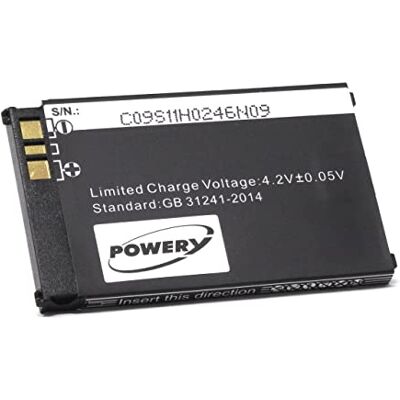 Powery Bateria para Sharp Modelo XN-1BT30 Powery Bateria para Sharp Modelo XN-1BT30