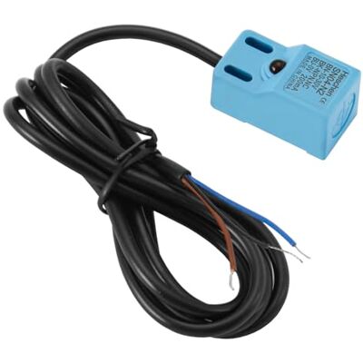 Heschen Interruptor de sensor de proximidade indutivo quadrado sem escudo tipo distância do detetor 5 mm 10-30 VDC 200 mA NPN normalmente fechado (NC) 3 cabos Heschen Interruptor de sensor de proximidade indutivo quadrado sem escudo tipo distância do detetor 5 mm 10-30 VDC 200 mA NPN normalmente fechado (NC) 3 cabos