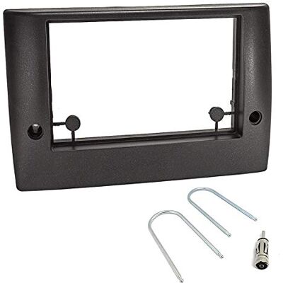 sound-way Kit montagem automática, moldura 2 DIN rádio de carro, adaptador antenna, chaves desmontagem compatível com Fiat Stilo sound-way Kit montagem automática, moldura 2 DIN rádio de carro, adaptador antenna, chaves desmontagem compatível com Fiat Stilo