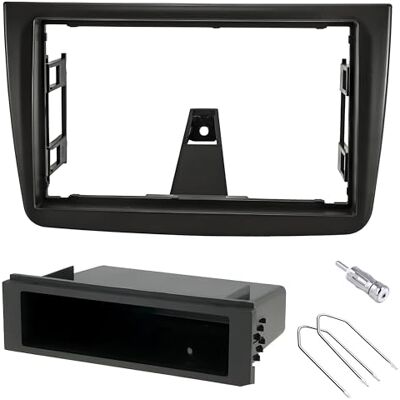 sound-way Kit de montagem automática, moldura 2 DIN rádio para carro, adaptador compatível com Alfa Romeo Mito sound-way Kit de montagem automática, moldura 2 DIN rádio para carro, adaptador compatível com Alfa Romeo Mito