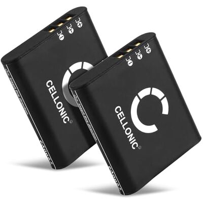 CELLONIC 2X Bateria compatível com Ricoh GR III, GR IIIx, G900SE, DB-110 1100 mAh, 3,6 V, iões de lítio para Ricoh G900, WG-6 CELLONIC 2X Bateria compatível com Ricoh GR III, GR IIIx, G900SE, DB-110 1100 mAh, 3,6 V, iões de lítio para Ricoh G900, WG-6