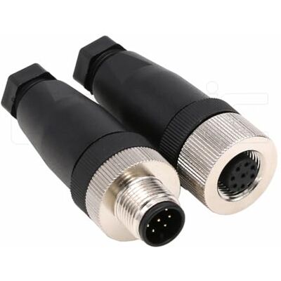 EONVIC M12 8 pinos macho e fêmea código A sensor tomada de aviação conector circular industrial impermeável IP67 12 mm conector tomada adaptador de cabo EONVIC M12 8 pinos macho e fêmea código A sensor tomada de aviação conector circular industrial impermeável IP67 12 mm conector tomada adaptador de cabo