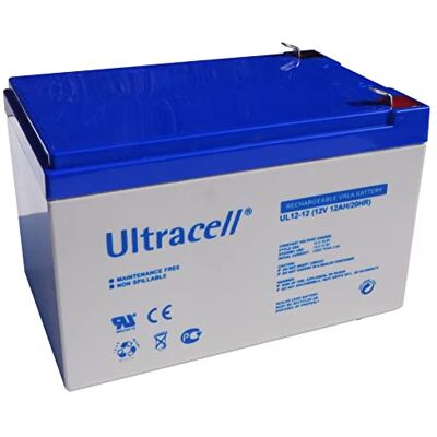 Ultracell Bateria de chumbo 12 V 12 Ah Gamme UL Ultracell Bateria de chumbo 12 V 12 Ah Gamme UL