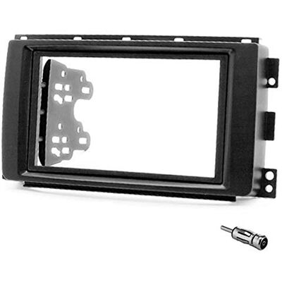 sound-way Kit de montagem frontal para rádio (2 DIN, adaptador de rádio para Smart ForTwo 451) sound-way Kit de montagem frontal para rádio (2 DIN, adaptador de rádio para Smart ForTwo 451)