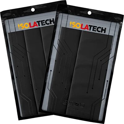 ISOLATECH tubo termoretátil 3:1 conjunto sem adesivo preto Ø 30 mm 0,6 metros em 3 peças x 20 cm e Ø 40 mm 0,4 metros em 2 peças x 20 cm para isolamento de cabo USB UV resistente reparação sem ISOLATECH tubo termoretátil 3:1 conjunto sem adesivo preto Ø 30 mm 0,6 metros em 3 peças x 20 cm e Ø 40 mm 0,4 metros em 2 peças x 20 cm para isolamento de cabo USB UV resistente reparação sem