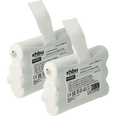 vhbw 2X bateria substitui Midland PB-X6 para rádio (700 mAh, 3,6 V, NiMH) para radio (700 mAh, 3,6 V, NiMH) vhbw 2X bateria substitui Midland PB-X6 para rádio (700 mAh, 3,6 V, NiMH) para radio (700 mAh, 3,6 V, NiMH)