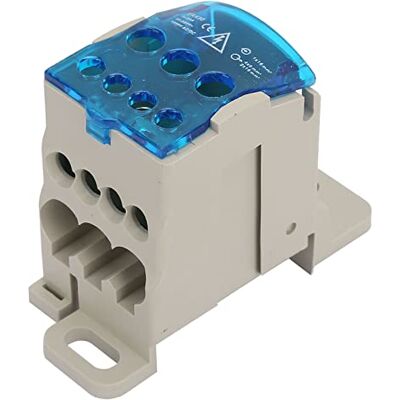 Walfront Caixa de Distribuição Universal de Energia do Conector Elétrico do Fio da Caixa de Distribuição do Bloco de Terminais do Trilho do Dinar Walfront Caixa de Distribuição Universal de Energia do Conector Elétrico do Fio da Caixa de Distribuição do Bloco de Terminais do Trilho do Dinar