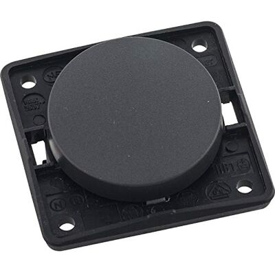 Berker Integro Flow interruptor de desligamento, cor antracite mate Berker Integro Flow interruptor de desligamento, cor antracite mate