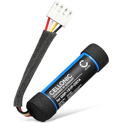 CELLONIC , Bateria para altifalante compatível com Harman Kardon Onyx Studio 7 (3350 mAh, 3,7 V) bateria de substituição GSP-1S1P-OS7A (3350mAh-3.7V-Ion de litio ) CELLONIC , Bateria para altifalante compatível com Harman Kardon Onyx Studio 7 (3350 mAh, 3,7 V) bateria de substituição GSP-1S1P-OS7A (3350mAh-3.7V-Ion de litio )