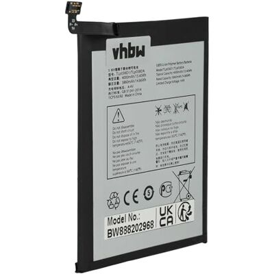 vhbw Bateria recarregável compatível com Alcatel 3L 2020, 5029D móvel, smartphone (3850 mAh, 3,85 V, polímero de lítio) 5029D, 3L 2020, 5028D móvil, smartphone (3850 mAh, 3,85 V, Li-poli) vhbw Bateria recarregável compatível com Alcatel 3L 2020, 5029D móvel, smartphone (3850 mAh, 3,85 V, polímero de lítio) 5029D, 3L 2020, 5028D móvil, smartphone (3850 mAh, 3,85 V, Li-poli)