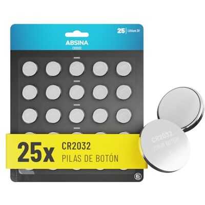 ABSINA 25x Pilha CR2032 3V Pilhas 2032 Botão à Prova de Vazamentos e Duradouras Pilha 2032 Botão para Comando de Carro e Muito Mais Pilhas CR2032, 2032 bateria, Pilha Botão CR2032, CR2032 3V ABSINA 25x Pilha CR2032 3V Pilhas 2032 Botão à Prova de Vazamentos e Duradouras Pilha 2032 Botão para Comando de Carro e Muito Mais Pilhas CR2032, 2032 bateria, Pilha Botão CR2032, CR2032 3V