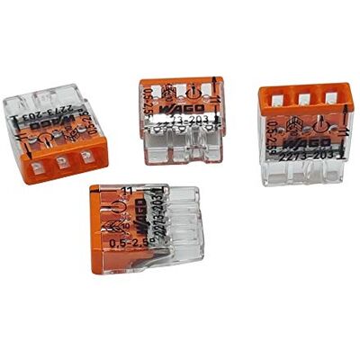 Wago - 2273-203 - 0.5-2.5 mm² - Caixa de ligações elétrica Wago - 2273-203 - 0.5-2.5 mm² - Caixa de ligações elétrica
