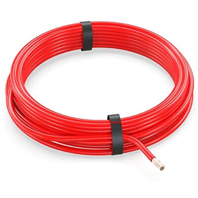 AUPROTEC Cabo unipolar 1,5 mm² FLRY-B fio elétrico em anel: 10 m, 1,5 mm² vermelho AUPROTEC Cabo unipolar 1,5 mm² FLRY-B fio elétrico em anel: 10 m, 1,5 mm² vermelho