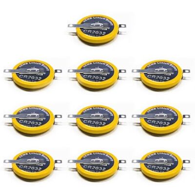 EEMB 10 Painel de cablagem CR2032 com chipd de soldagem de pack bateria de lítio 3v bateria de moedas 2032 para substituição de baterias de jogos de cores para crianças de jogos de rádio sensores EEMB 10 Painel de cablagem CR2032 com chipd de soldagem de pack bateria de lítio 3v bateria de moedas 2032 para substituição de baterias de jogos de cores para crianças de jogos de rádio sensores