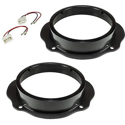sound-way Kit instalação, altifalante adaptadores suportes 165 mm, compatível com Ford festa, focos, C-MAX, Kuga sound-way Kit instalação, altifalante adaptadores suportes 165 mm, compatível com Ford festa, focos, C-MAX, Kuga