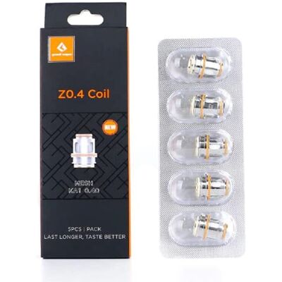 GEEKVAPE Zeus Subohm Z1 Kanthal Conjunto de 5 bobinas de malha, 0,4 ohm GEEKVAPE Zeus Subohm Z1 Kanthal Conjunto de 5 bobinas de malha, 0,4 ohm