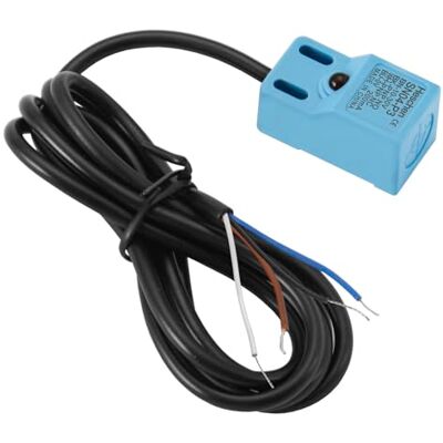Heschen Interruptor de sensor de proximidade indutivo quadrado tipo SN04-P3 detetor distância 5 mm 10-30 VDC 200 mA PNP NO+NC 4 cabos Heschen Interruptor de sensor de proximidade indutivo quadrado tipo SN04-P3 detetor distância 5 mm 10-30 VDC 200 mA PNP NO+NC 4 cabos