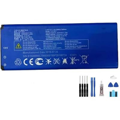 Generic Bateria TLi019D1 TLi019D7 TLi019DA 2000 mAh 3,85 V, compatível com 5033 5033D 5033X 5033A/T/J Telstra Essential Plus 2018 Generic Bateria TLi019D1 TLi019D7 TLi019DA 2000 mAh 3,85 V, compatível com 5033 5033D 5033X 5033A/T/J Telstra Essential Plus 2018