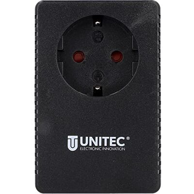 Unitec Limitador de corrente de arranque e limitador de corrente de inrupção (230 V ~ / 16 A, tomada adaptador, limitador de corrente, proteção contra picos de tensão) Unitec Limitador de corrente de arranque e limitador de corrente de inrupção (230 V ~ / 16 A, tomada adaptador, limitador de corrente, proteção contra picos de tensão)
