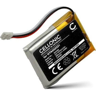 CELLONIC Bateria compatível com Rode Wireless GO II, 0442-0053-01 380 mAh, 3,8 V, polímero de lítio para Rode NTA552331 CELLONIC Bateria compatível com Rode Wireless GO II, 0442-0053-01 380 mAh, 3,8 V, polímero de lítio para Rode NTA552331