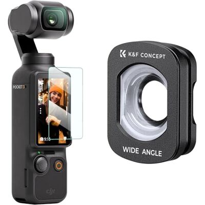 K&F CONCEPT Filtros Magnéticos Gran Angular Compatible con OSMO Pocket 4/3 Feito de vidro ótico com revestimentos multicamadas, montagem magnética rápida FD161 K&F CONCEPT Filtros Magnéticos Gran Angular Compatible con OSMO Pocket 4/3 Feito de vidro ótico com revestimentos multicamadas, montagem magnética rápida FD161