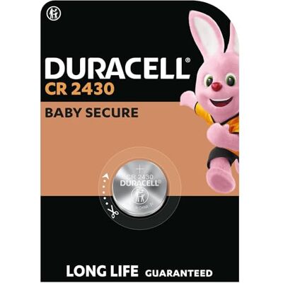 Duracell 2430 Pilhas de botão de lítio 3V (pacote de 1) Longa duração garantida Para chaves de controlo remoto, comandos e relógios desportivos Embalagem Baby Secure Garantia de 10 anos em Duracell 2430 Pilhas de botão de lítio 3V (pacote de 1) Longa duração garantida Para chaves de controlo remoto, comandos e relógios desportivos Embalagem Baby Secure Garantia de 10 anos em