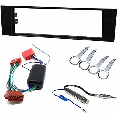 sound-way Kit de montagem de moldura para rádio adaptador autorrádio 1 DIN Audi A3 (8P/8PA) 2003-2008 sistema ativo sound-way Kit de montagem de moldura para rádio adaptador autorrádio 1 DIN Audi A3 (8P/8PA) 2003-2008 sistema ativo