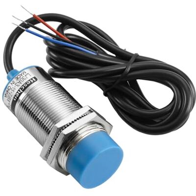 Heschen Interruptor indutivo do sensor de proximidade LJ30A3-15-Z/BX Detector 15 mm 10-30VDC 200 mA NPN normalmente aberto (NO) 3 cabos Heschen Interruptor indutivo do sensor de proximidade LJ30A3-15-Z/BX Detector 15 mm 10-30VDC 200 mA NPN normalmente aberto (NO) 3 cabos