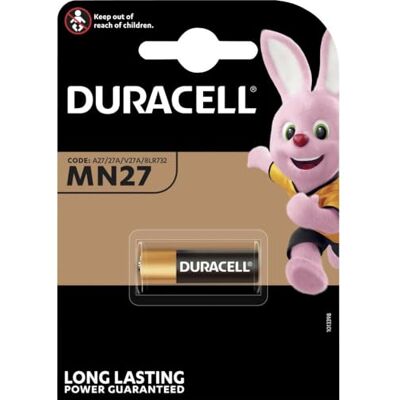 Duracell Pilha especial para alarmes e comandos à distância MN27 x 1 Duracell Pilha especial para alarmes e comandos à distância MN27 x 1