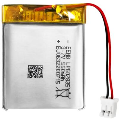 EEMB Lithium Polymer Bateria 3,7V 550mAh 602835 Pacote de bateria recarregável Lipo com conector JST para VXI Blue Parrott: confirme a polaridade do dispositivo e do conector antes de comprar EEMB Lithium Polymer Bateria 3,7V 550mAh 602835 Pacote de bateria recarregável Lipo com conector JST para VXI Blue Parrott: confirme a polaridade do dispositivo e do conector antes de comprar
